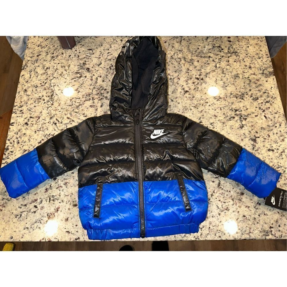 Nike Little Boys Color Block Puffer Jacket